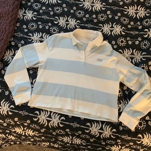 NWT Levi’s cropped/collar stripe shirt.